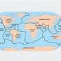 Image result for 7 Largest Tectonic Plates