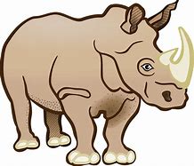 Image result for Clip Art Stencil Rhino