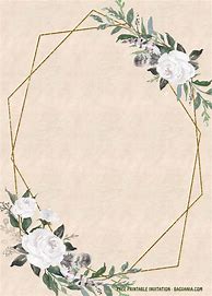 Image result for Floral Invitation