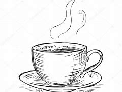 Image result for Enamel Coffee Pot and Cup Sketches