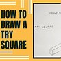 Image result for Try Square Drawing