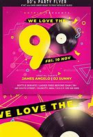 Image result for 80s/90s Party Flyer