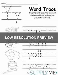 Image result for Y Words Worksheet