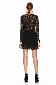 Image result for Black Lace Mini Dress