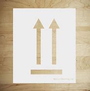 Image result for This Way Up Stencil