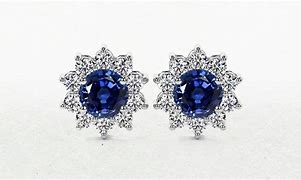 Image result for Genuine Sapphire Earrings