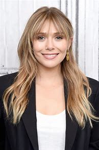 Image result for Elizabeth Olsen Natural Hair