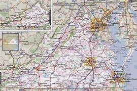 Image result for Virginia State Us Map