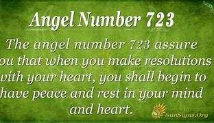 Image result for 723 Angel Number