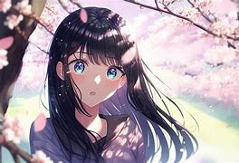 Image result for Cute Anime Girl with Dark Hair