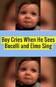 Image result for andrea bocelli elmo song