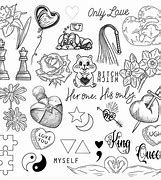 Image result for Girly Tattoo Flash