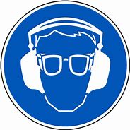 Image result for Eye and Ear Protection Sign