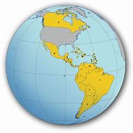 Image result for Western Hemisphere Outline Map