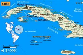 Image result for Cuba Geographic Map