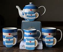 Image result for Funky Blue Tea Set Picture