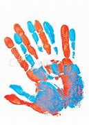 Image result for Hand Facing Down Blue