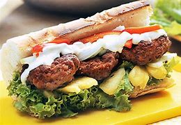 Image result for Kofta Sandwich Tunisien