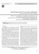 Image result for Toxic Leukoencephalopathy