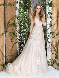 Image result for A-Line Lace Wedding Dress