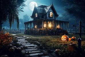 Image result for Halloween House