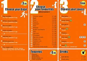 Image result for wok to walk menu