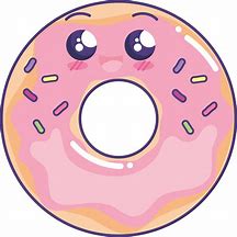 Image result for Kawaii Donut PNG