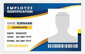 Image result for Employee Badge ID Card Template