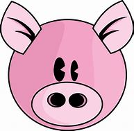 Image result for Cartoon Pig Face Clip Art