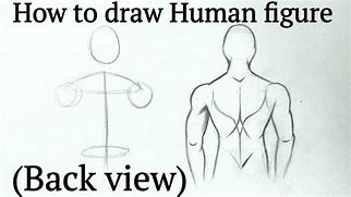 Image result for How to Draw a Person Back View