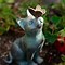 Image result for Cat Statue with Butterfly