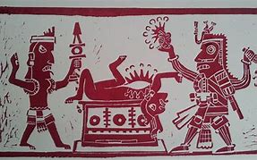 Image result for Aztec Sacrifice Art