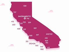 Image result for 559 Area Code Map