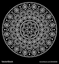 Image result for Dot Painting Black White