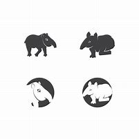 Image result for Tapir Vector