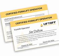 Image result for ForkLift Cert