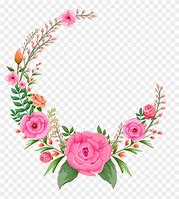 Image result for Flower Circle Frame Clip Art