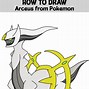 Image result for Drawing of Arceus