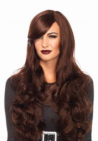 Image result for Long Half Wig Brown