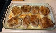 Image result for Pork Chops and Scalloped Potatoes