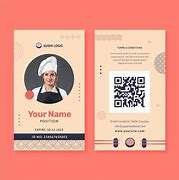 Image result for Restaurant ID Card