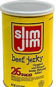 Image result for Slim Jim Beef Jerky