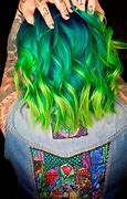 Image result for Neon Green 3D Hair