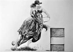 Image result for Lady Barrel Racer Line Drawing