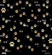 Image result for Gold Paw Print Black Background