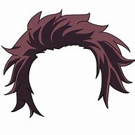 Image result for White Anime Hair PNG