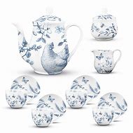 Image result for Funky Blue Tea Set Picture