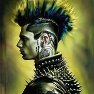 Image result for Punk Boy Drawing