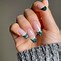 Image result for Green and Pink Powder Nails