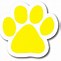 Image result for Yellow Flaming Paw Print